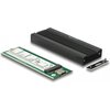 Външно чекмедже Delock, За M.2 NVMe PCIe SSD, USB-C 3.2 Gen 2, 10 Gbps