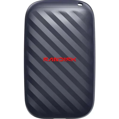 Преносим SSD диск Sandisk E10 1TB - Черен