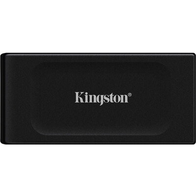 Външен SSD Kingston XS1000, 2TB, USB 3.2 Gen2 Type-C, Черен