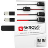 Адаптер SKROSS PRO MUV 2 x USB-A, 1.302960, World, Бял