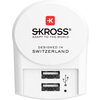 Адаптер-зарядно SKROSS Euro USB Charger 1.302421, 2 x USB-A, 2.4A