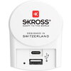 Адаптер-зарядно SKROSS Euro USB Charger 1.302423, USB-А, USB-C