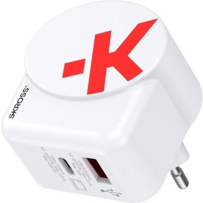 Адаптер-зарядно SKROSS Euro USB Charger AC45PD, USB-A, USB-C