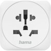 Travel Adapter тип E и F, 3-пинов, универсален, от цял ​​свят към Европа, бял