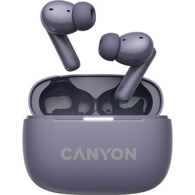 CANYON OnGo TWS-10 ANC+ENC, Bluetooth Headset, microphone, BT v5.3 BT8922F, Frequence Response:20Hz-20kHz, battery Earbud 40mAh*