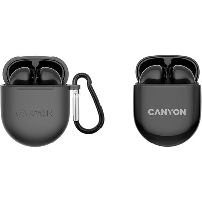 CANYON TWS-6, Bluetooth headset, with microphone, BT V5.3 JL 6976D4, Frequence Response:20Hz-20kHz, battery EarBud 30mAh*2+Charg