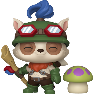 Фигурка Funko Pop! Games: League of Legends - Teemo with Mushroom #1138