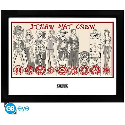 GBEYE ONE PIECE - Framed print "Straw Hat Crew" (30x40)