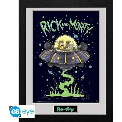 GBEYE RICK AND MORTY - Framed print "Ship" (30x40)