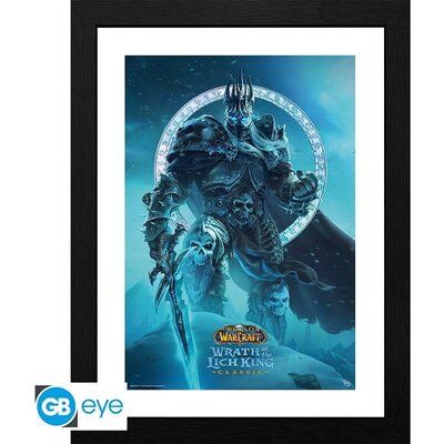 GBEYE WORLD OF WARCRAFT - Framed print "Lich King" (30x40)