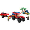 LEGO City - 4x4 Fire Truck with Rescue Boat - 60412