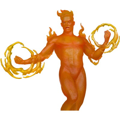 Фигурка Marvel Human Torch 1:6th Scale Collectible with Scene (Marvel 2-in-One #10)