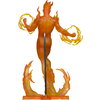 Фигурка Marvel Human Torch 1:6th Scale Collectible with Scene (Marvel 2-in-One #10)