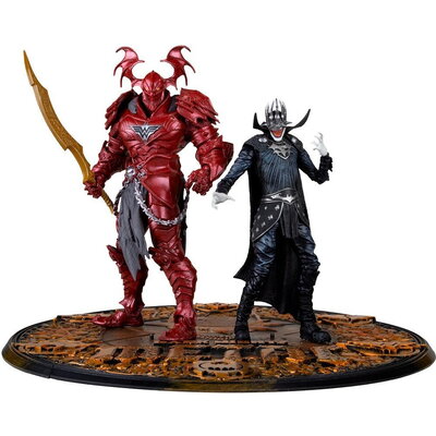 Фигурка DC Multiverse Batman Who Laughs (Knight Armor) & The Merciless (Dark Multiverse) 7in