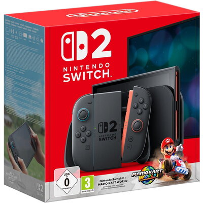 Конзола Nintendo Switch 2 + Mario Kart World 256GB - Black