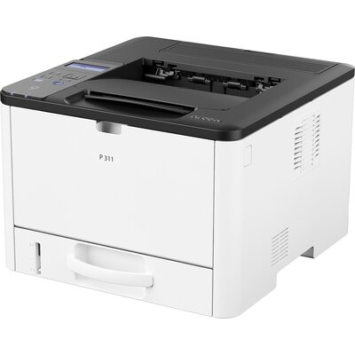 Лазерен принтер RICOH P311, USB, LAN, A4, 7000 ст. стартов тонер, 32 ppm, Бял