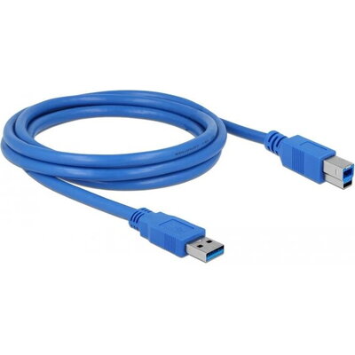 Кабел Delock USB-A - USB-B, 2m