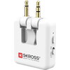 Bluetooth адаптер Skross, 3.5 mm jacks, Бял