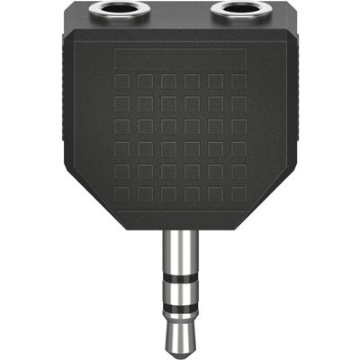HАМА Аудио адаптер, 3.5 mm жак - 2 x 3.5 mm жак женско, стерео