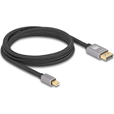 Delock Кабел Mini DisplayPort към DisplayPort, 8K, 60 Hz, 2 m