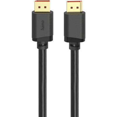 HAMA Кабел DisplayPort, DP 2.1, Ultra-HD 16K, 80 Gbit/s, 2 m