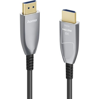 HAMA Оптичен HDMI кабел, ултра високоскоростен, AOC, сертифициран, 8K, алуминий, 10 м