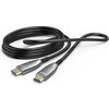 HAMA Активен оптичен HDMI кабел, ултра високоскоростен, AOC, сертифициран, 8K, 15 м