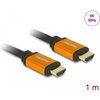 Кабел Delock High Speed, HDMI мъжко - HDMI мъжко, 48 Gbit/s, 8K 60 Hz, 1 м