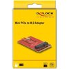 Адаптер Delock, Mini PCIe към M.2 Key E slot