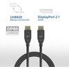 ACT Кабел Display port 2.1 мъжко - HDMI-A мъжко, 3м, черен, булк опаковка