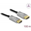 Оптичен кабел Delock, Активен, DisplayPort 1.4 8K, 100 m