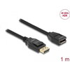 Удулжителен кабел Delock DisplayPort 1.2 мъжко - DisplayPort женско