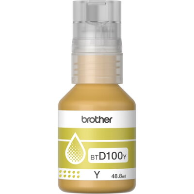 Консуматив Brother BT-D100Y Yellow Ink Bottle