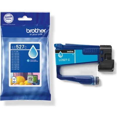 Консуматив Brother LC527C Cyan Ink Cartridge for MFCJ5010DW/MFCJ5110DW - 900 page yield