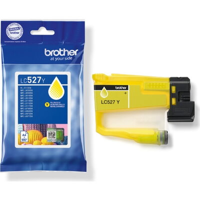 Консуматив Brother LC527XLY  Yellow Ink Cartridge for MFCJ5010DW/MFCJ5110DW - 2000 page yield