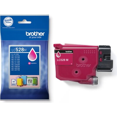 Консуматив Brother LC528M Magenta Ink Cartridge for MFCJ5010DW/MFCJ5110DW - 5000 page yield