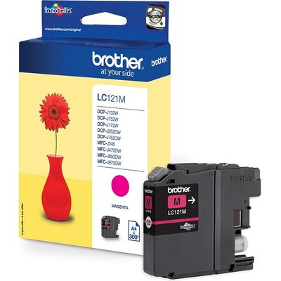 Консуматив Brother LC-121 Magenta Ink Cartridge for MFC-J470DW/DCP-J552DW