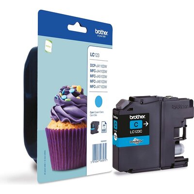 Консуматив Brother LC-123 Cyan Ink Cartridge for MFC-J4510DW