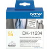 Консуматив Brother DK-11234 Adhesive Visitor Badge Label Roll – Black on White, 60mm x 86mm