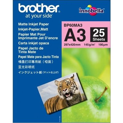 Хартия Brother BP-60 A3 Innobella Matt Photo Paper (A3/25 sheets)