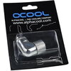 Компресионен фитинг Alphacool, 13/10 - G1/4, 90°, Въртящ се, Хром