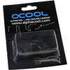 Компресионен фитинг Alphacool, 16/10 - G1/4, 90°, Въртящ се, Черен мат