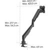 HAMA Стойка за монитор за бюро, 17"-35", регулируема, газова пружина
