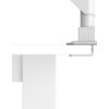HAMA Стойка за 2 мониторa за бюро, 17"-35", регулируема, газова пружина, бял