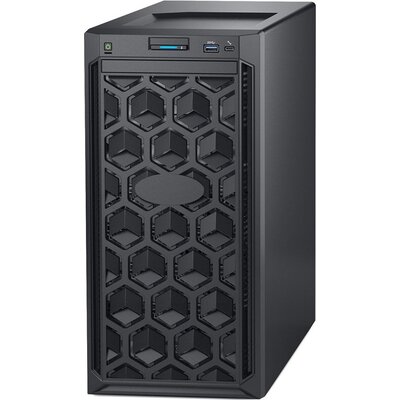 PowerEdge T140,Intel Xeon E-2124 3.3GHz 8M cache 4C/4T,3.5" Chassis up to 4 Cabled HDD,8GB 2666MT/s DDR4 ECC UDIMM,iDrac9 B