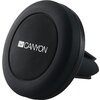 Canyon Car Holder for Smartphones,magnetic suction function ,with 2 plates(rectangle/circle), black ,44*44*40mm 0.035kg