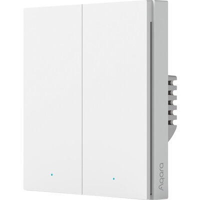 Aqara Smart Wall Switch H1 (no neutral, double rocker): Model No: WS-EUK02; SKU: AK072EUW01