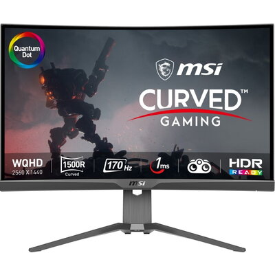 Монитор MSI MAG 275CQRF-QD - 27" WQHD 170Hz, QUANTUM DOT Curve VA