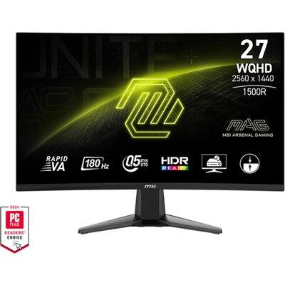 Монитор MSI MAG 27CQ6F - 27" QHD VA 180Hz Curved