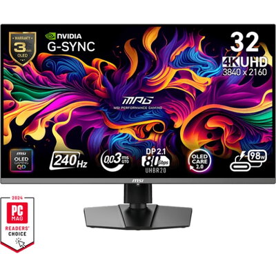 Монитор MSI MPG 322URX QD-OLED - 32" UHD 240Hz